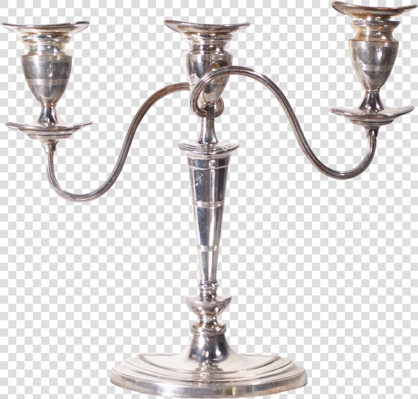 Plated Three Branch Candelabra   Antique  HD Png DownloadTransparent PNG