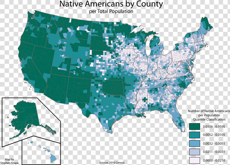 Native American Population Per County   Women Population In Us  HD Png DownloadTransparent PNG