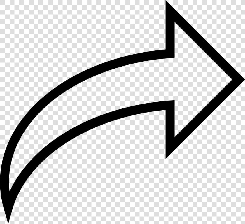 Curved Right Arrow   Curved Arrow To The Right  HD Png DownloadTransparent PNG