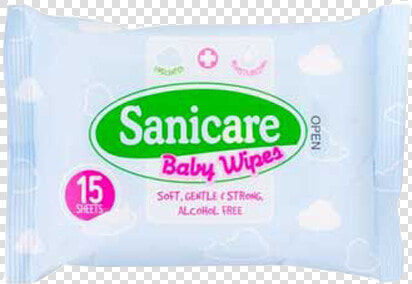 Sanicare Baby Wipes 15s  HD Png DownloadTransparent PNG