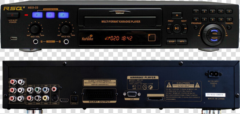 Karaoke System Complete  Professional Karaoke Amp    Cassette Deck  HD Png DownloadTransparent PNG