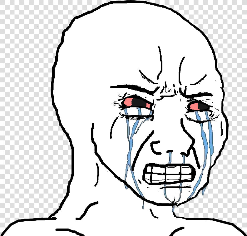  troll  angry  crying  meme  depressed  memezasf  trendy   Crying Meme Face Png  Transparent PngTransparent PNG