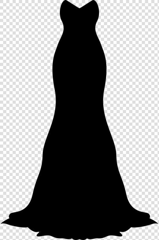 Long Black Gown   Long Evening Gowns Clipart  HD Png DownloadTransparent PNG