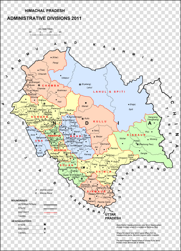 The 41 Best Map Of India With States Images On Pinterest   Uttar Pradesh And Himachal Pradesh Border  HD Png DownloadTransparent PNG