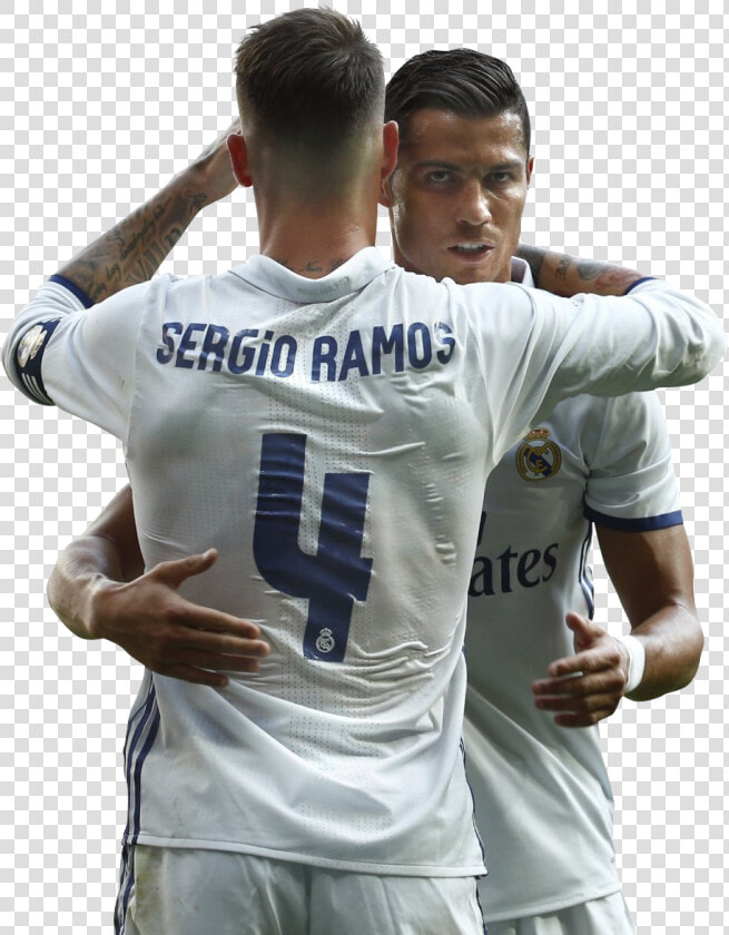 Cristiano Ronaldo  amp  Sergio Ramos render  HD Png DownloadTransparent PNG