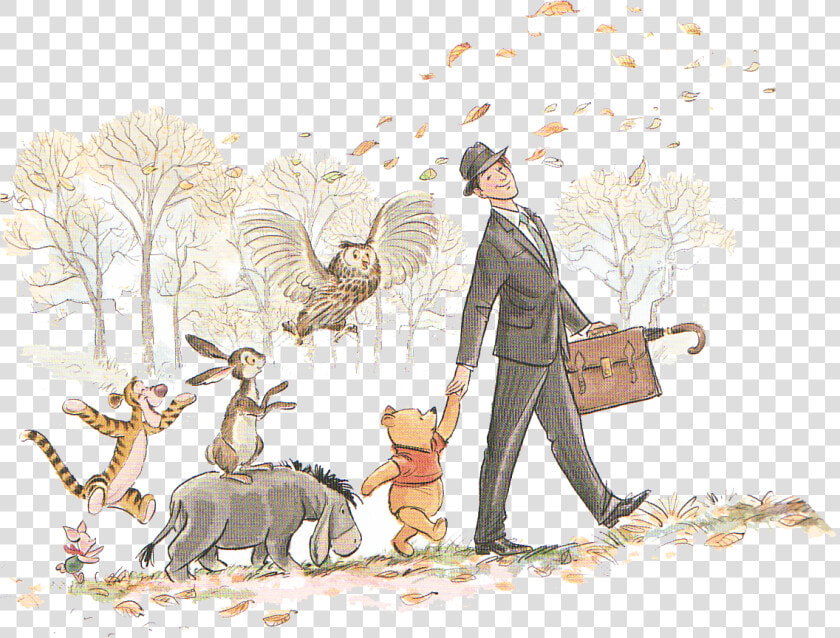 Again A Charming  Brief Adaptation Of The Longer Story   Christopher Robin A Boy A Bear  HD Png DownloadTransparent PNG