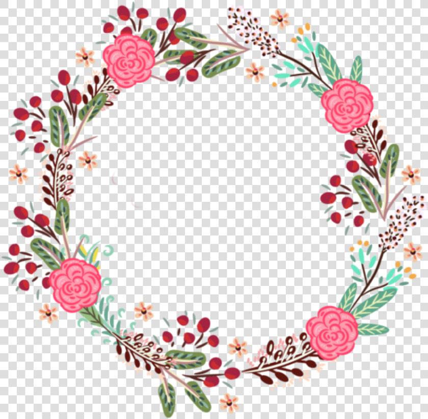  flowers  circle  crown  overlay  kpop  aesthetic  bts   Flowers Vector  HD Png DownloadTransparent PNG