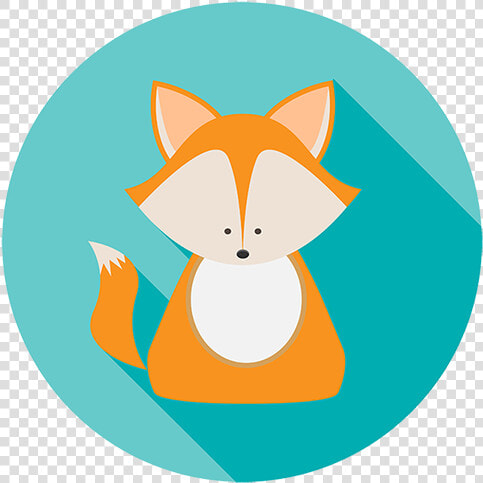 Fox Vector Icon Illustration Animals Fox   Red Fox  HD Png DownloadTransparent PNG