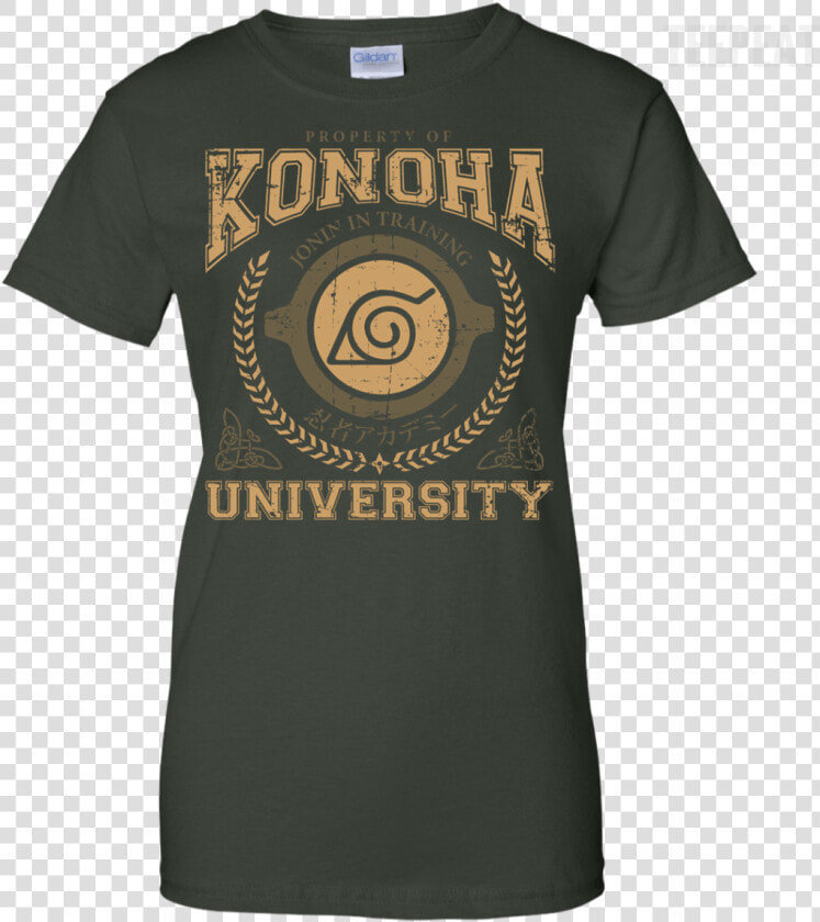 Konoha University Ladies Tee Apparel Teepeat Class   Active Shirt  HD Png DownloadTransparent PNG