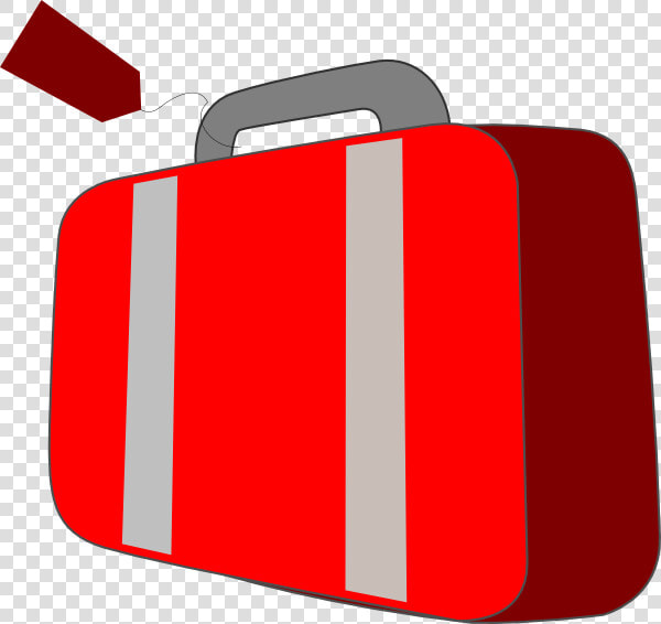 Traveling Clipart Vector   Red Luggage Clipart  HD Png DownloadTransparent PNG