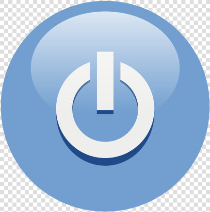 Multicolor Power Buttons   Power Button Icon Blue  HD Png DownloadTransparent PNG