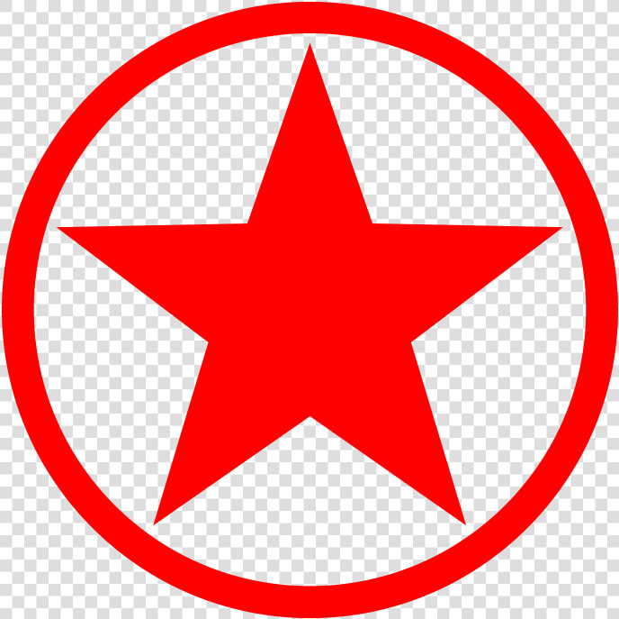 Clipart Five Pointed Star Jpg Freeuse Stock Circle   Red Star In Circle  HD Png DownloadTransparent PNG