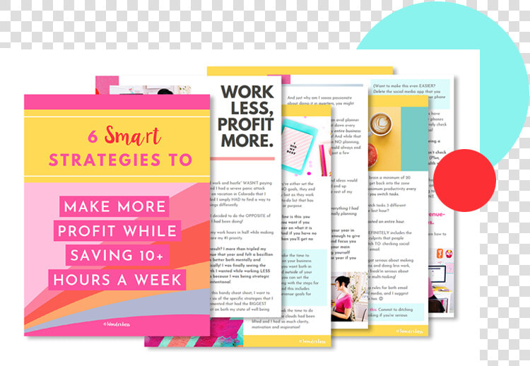 6 Smart Strategies To Make More Profit For Online Buiness   Brochure  HD Png DownloadTransparent PNG