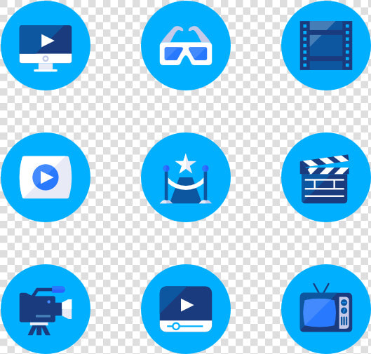 Essential Set   Blue Icons  HD Png DownloadTransparent PNG