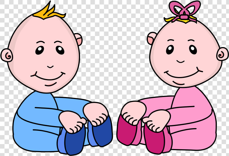 Baby Boy And Girl   Boy And Girl Baby Clipart  HD Png DownloadTransparent PNG