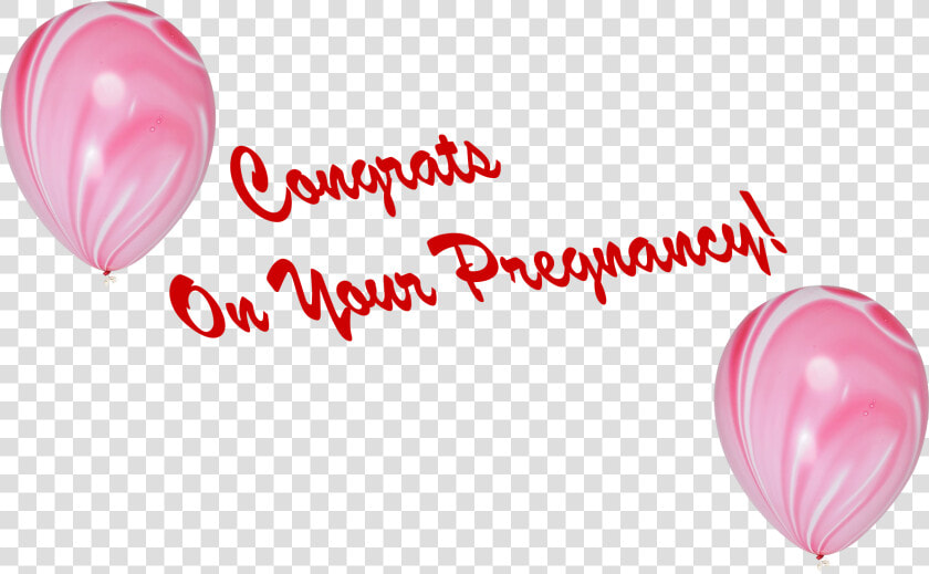 Congrats On Your Pregnancy Png Photo   Balloon  Transparent PngTransparent PNG