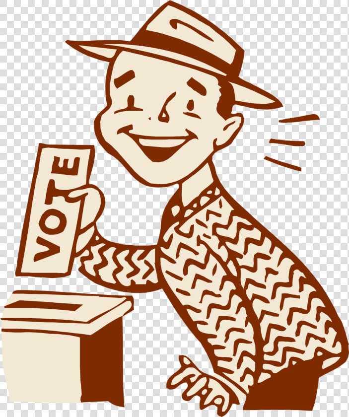 Voting Character Clipart   People Voting  HD Png DownloadTransparent PNG