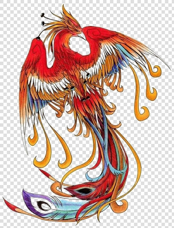 Wind Chinese Simurgh Phoenix Png Free Photo Clipart   Death Before Dishonor Tattoo Designs  Transparent PngTransparent PNG