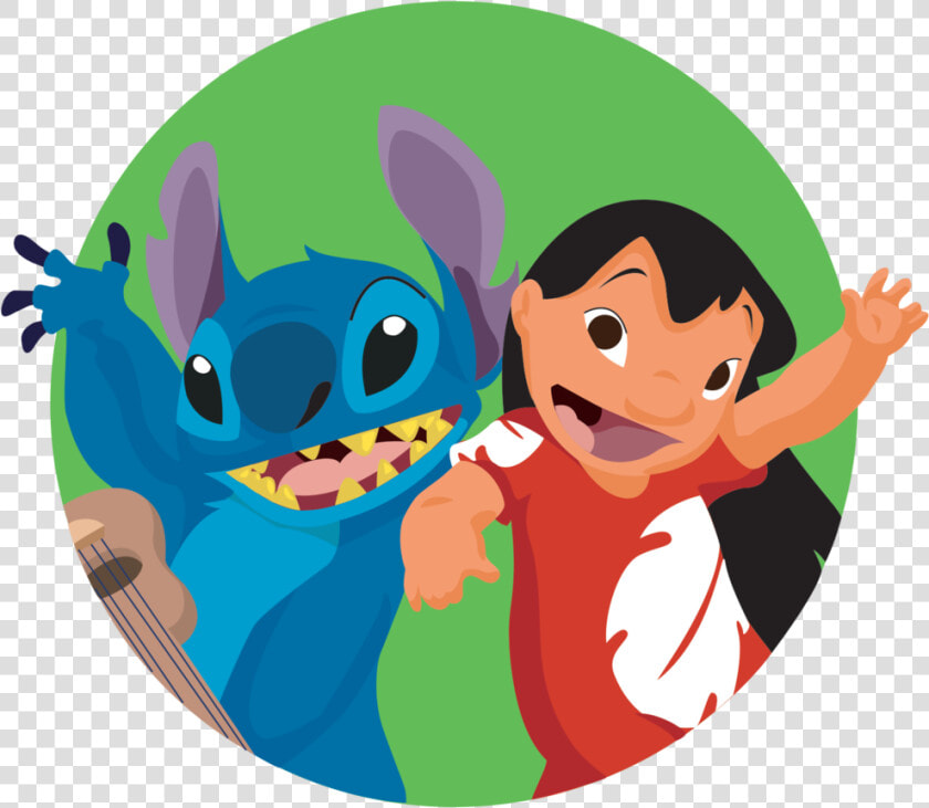 Disney Lilo  amp  Stitch Movie Cover Silver Pendant Clipart   Lilo And Stitch Transparent Background  HD Png DownloadTransparent PNG