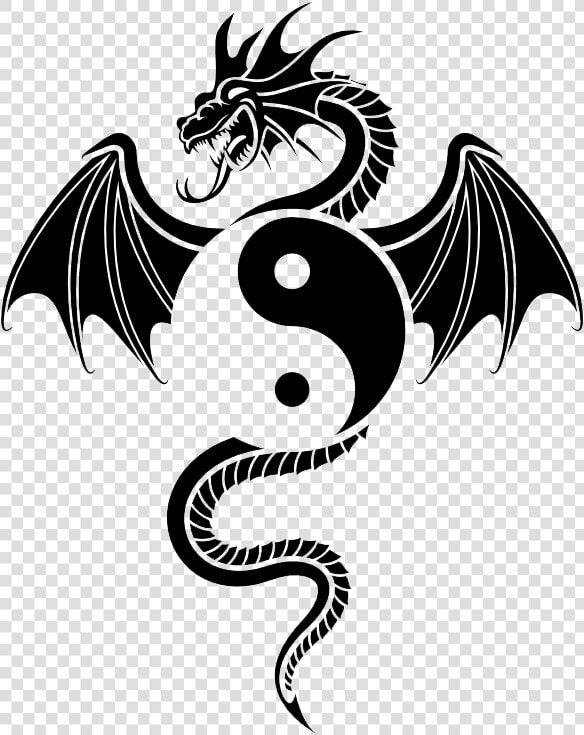 Yin yang Tattoos Png File   Dragon Yin And Yang Tattoo  Transparent PngTransparent PNG