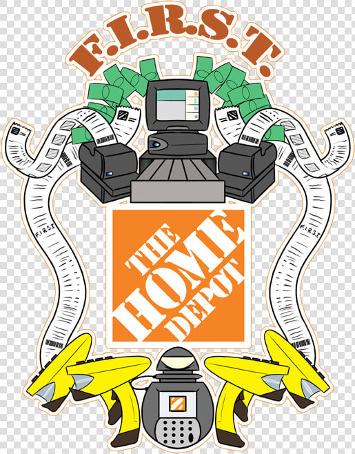 Home Depot Homer Cashier  HD Png DownloadTransparent PNG