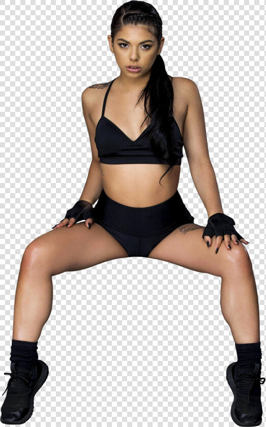 Gina Valentina Black Bikini Sitting   Sexy Female Sitting Png  Transparent PngTransparent PNG