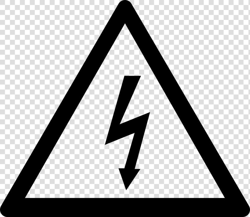 Alto Voltaje  Electricidad  Choque  Peligro   High Voltage Symbol Svg  HD Png DownloadTransparent PNG