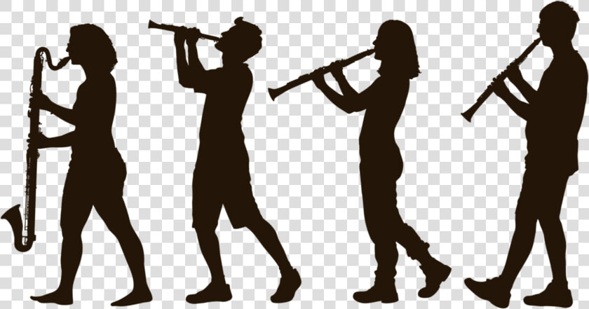 Transparent Musician Silhouette Png   Clarinet Quartet  Png DownloadTransparent PNG