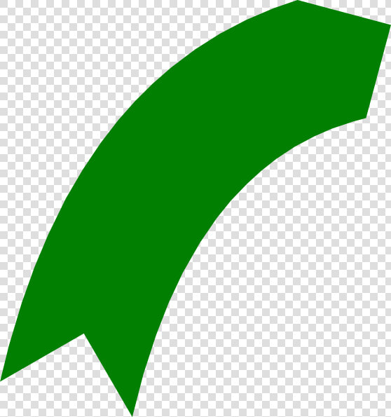 Transparent Curved Arrow Clip Art   Curved Green Arrow Vector  HD Png DownloadTransparent PNG