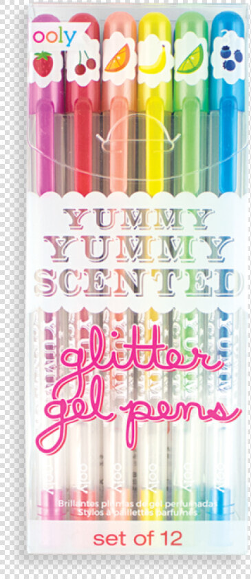 Yummy Yummy Scented Glitter Gel Pens  HD Png DownloadTransparent PNG