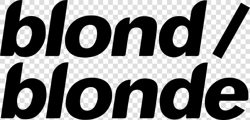 Download Hd Blond blonde Text Vector   Blonde Frank Ocean Logo  HD Png DownloadTransparent PNG