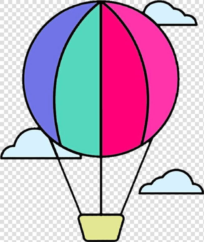  balão  balao  balões  baloes  balloon  balloons  balloons🎈   Air Balloon Drawing Simple  HD Png DownloadTransparent PNG