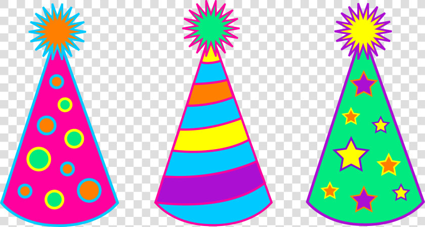 Birthday Clipart Party Hat   Party Hats Clipart Black And White  HD Png DownloadTransparent PNG