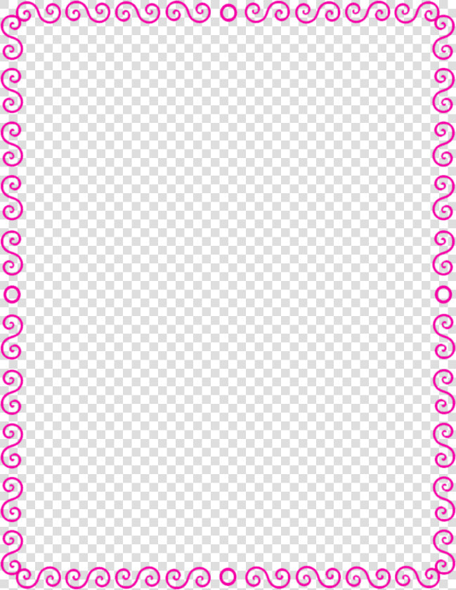 Border Pink Page Frames Spiral Border S Spiral Edge   Parallel  HD Png DownloadTransparent PNG