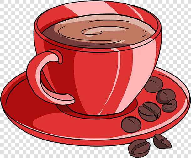 How To Draw Coffee Cup   Art Cup Of Coffee Drawing  HD Png DownloadTransparent PNG