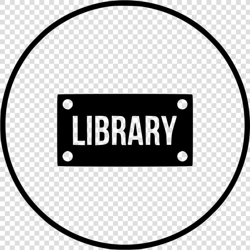 Library Room Board School Nameplate Plate Study   Circle  HD Png DownloadTransparent PNG