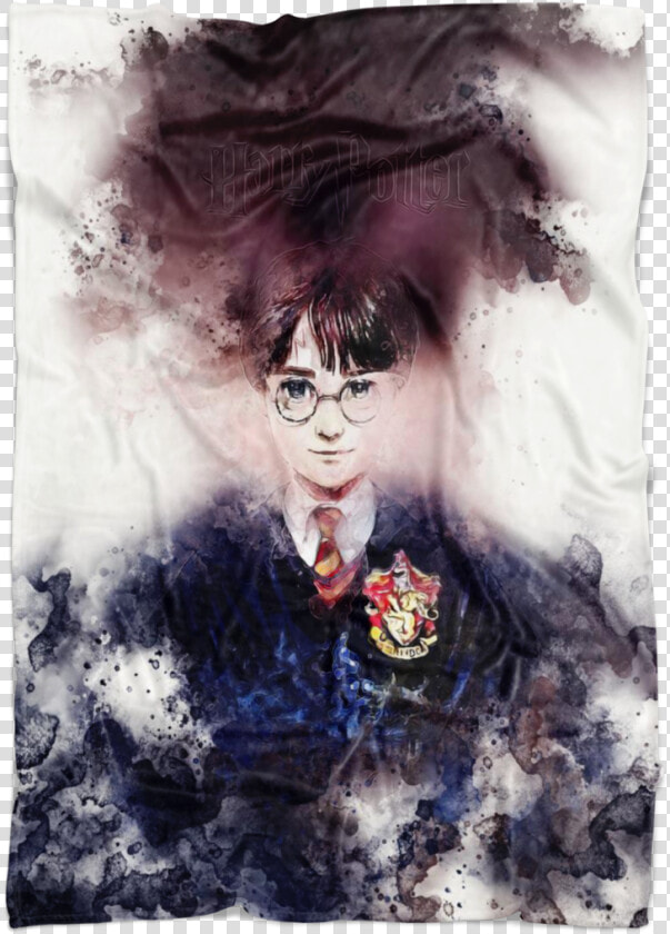 Harry Potter Fleece Blanket Aquarelle White Blanket   Poster  HD Png DownloadTransparent PNG