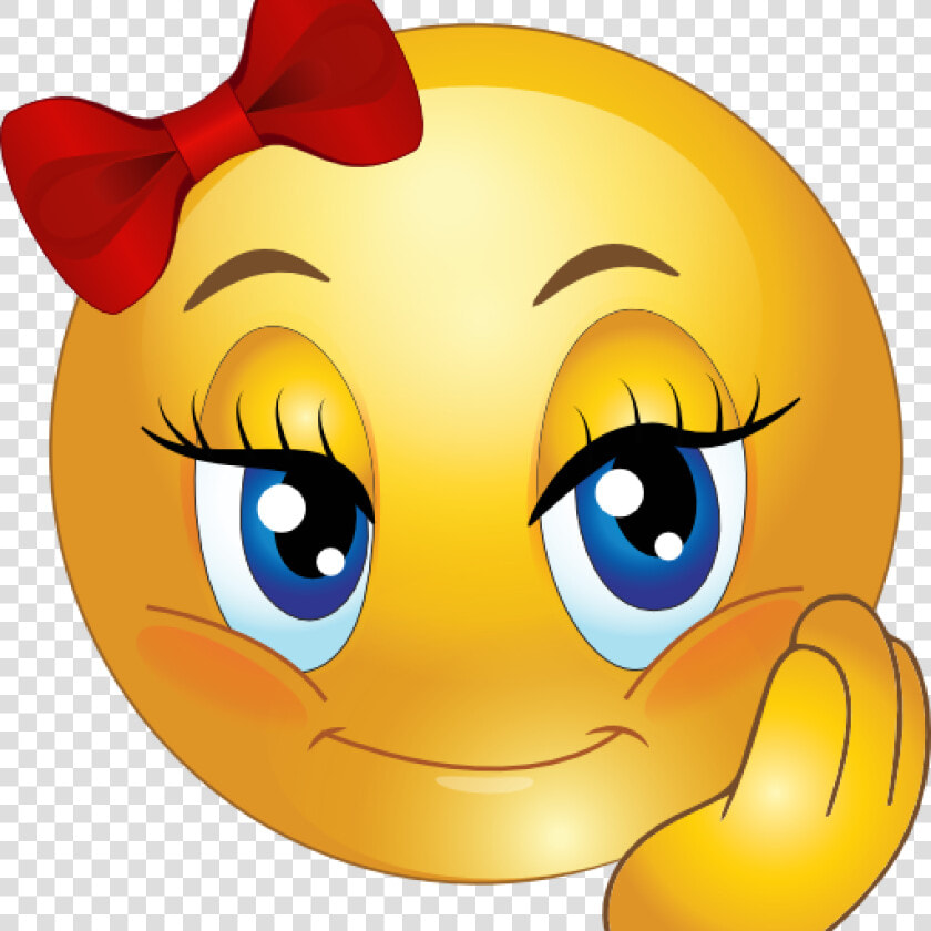 Smileys Clipart Girl Smiley Clipart Free Clipart   Smiley Girl Emoji  HD Png DownloadTransparent PNG