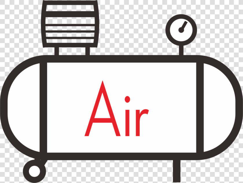 Air Compressor Icon   Compressed Air Pictogram  HD Png DownloadTransparent PNG