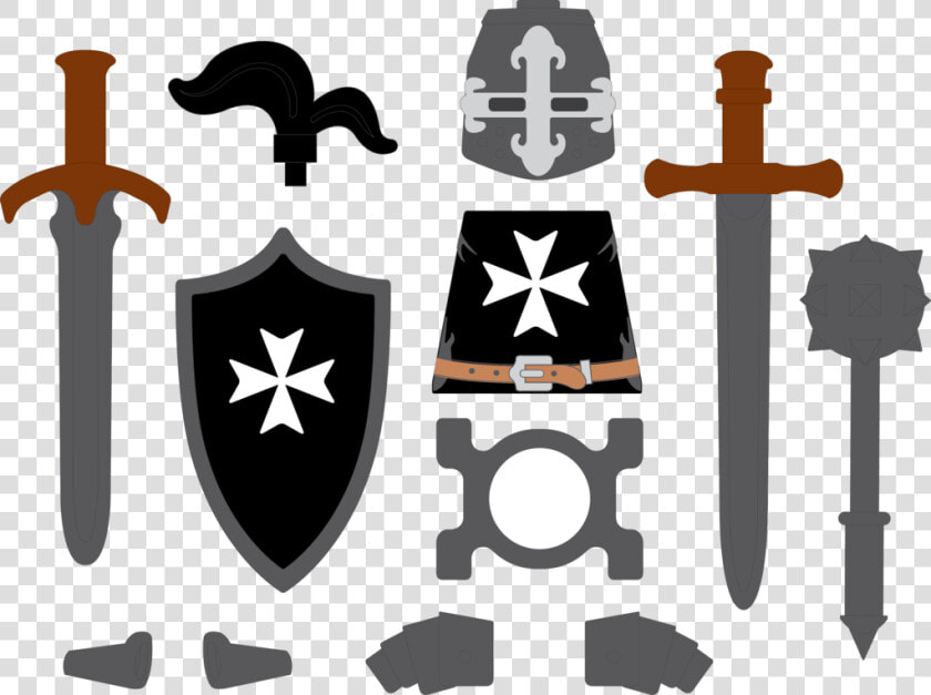   Crusader   Hospitaller Knight   Sword  HD Png DownloadTransparent PNG