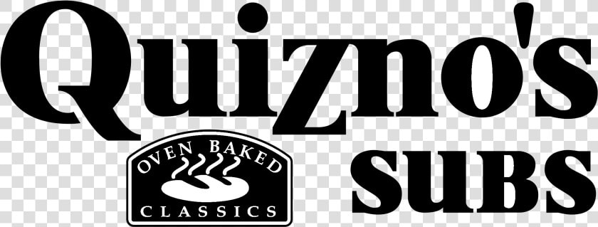 Quizno S Subs Logo Black And White   Quiznos Sub  HD Png DownloadTransparent PNG