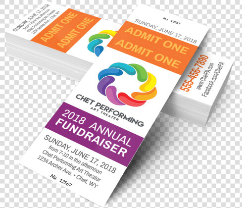 Annual Fundraiser Ticket Template Preview   Graphic Design  HD Png DownloadTransparent PNG