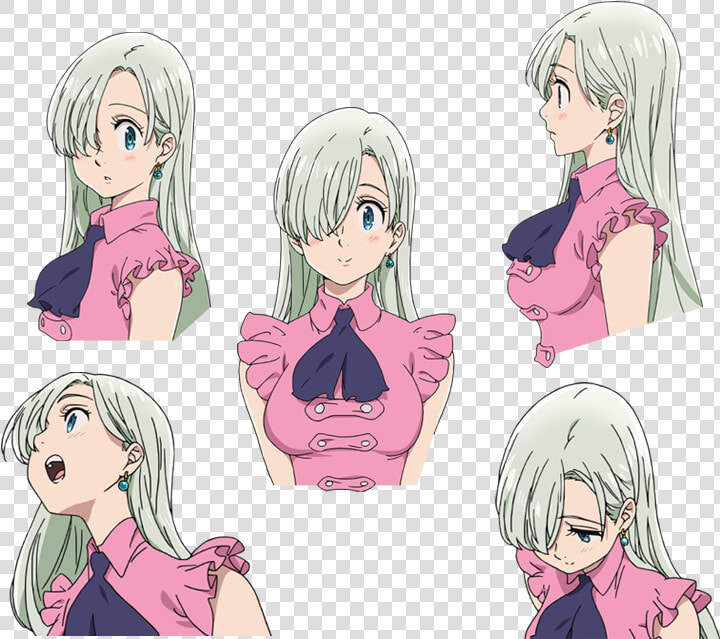 Elizabeth Anime Character Designs 1   Nanatsu No Taizai Characters Names  HD Png DownloadTransparent PNG