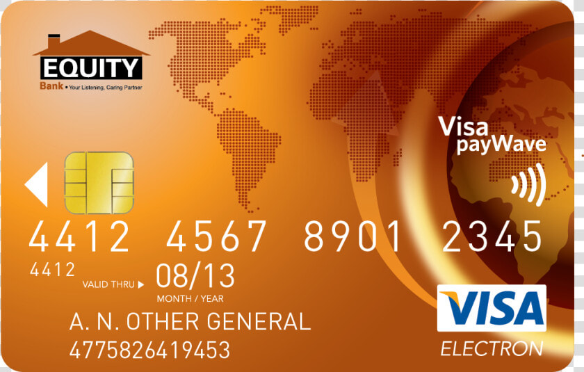 Images visacardnewlook   Equity Bank Kenya Limited  HD Png DownloadTransparent PNG