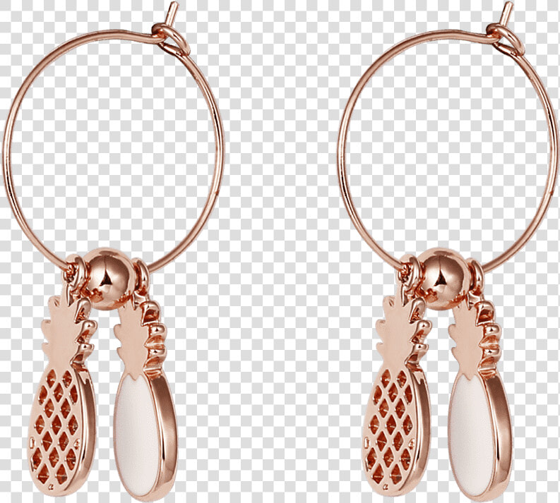 Zegl Pineapple Shaped Hoop Earrings Korean Style Women   Earrings  HD Png DownloadTransparent PNG