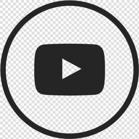 Yt Icon   Youtube Preto E Branco  HD Png DownloadTransparent PNG