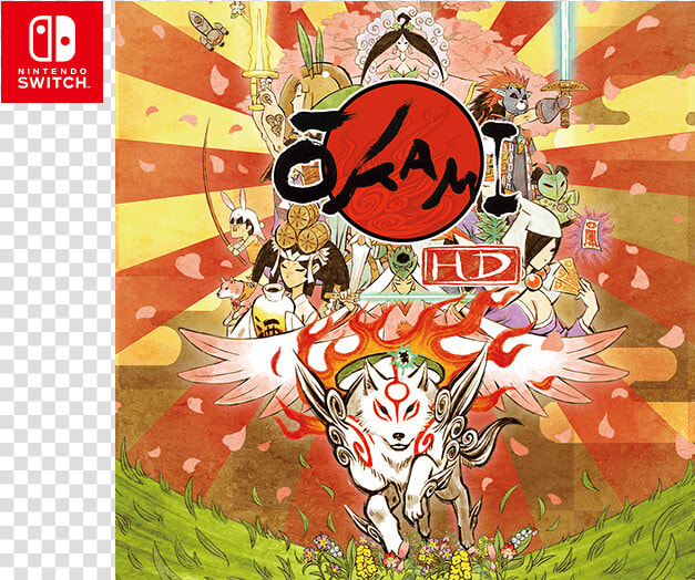 Okami Hd Nintendo Switch   Png Download   Okami Hd Ps4 Box  Transparent PngTransparent PNG