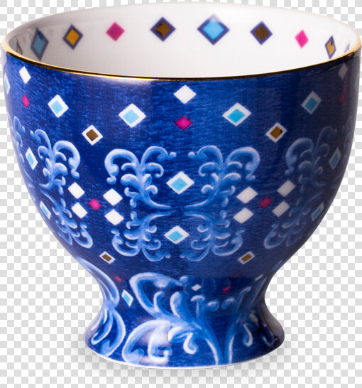 Eleganza Tea Cup Cobalt   Blue And White Porcelain  HD Png DownloadTransparent PNG