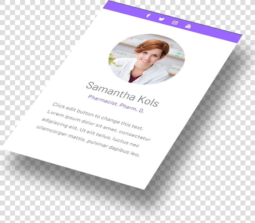 Pharmacy Website Testimonial Section   Brochure  HD Png DownloadTransparent PNG