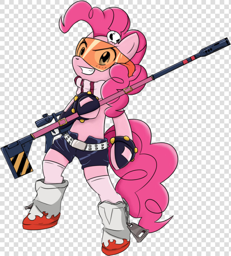 Misterbrony  Clothes  Parody  Pinkie Pie  Safe  Tengen   Пинки Пай С Оружием  HD Png DownloadTransparent PNG